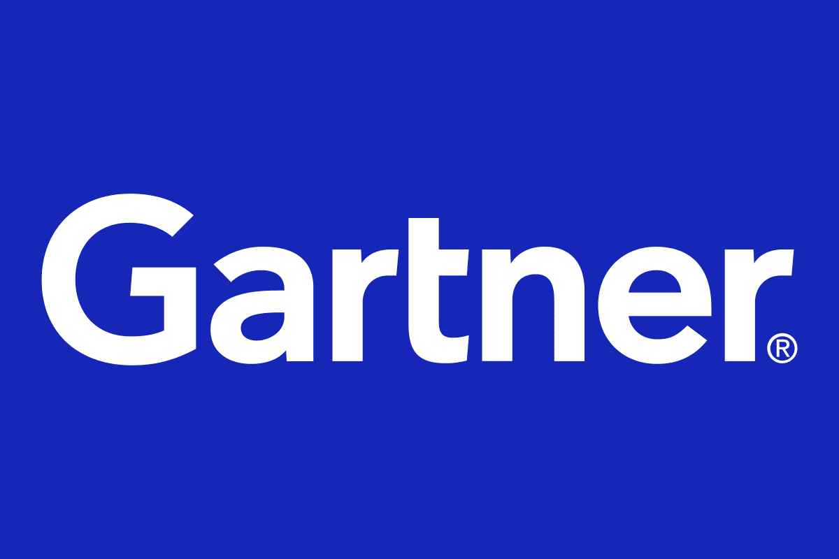 Gartner White Logo - KYP.ai